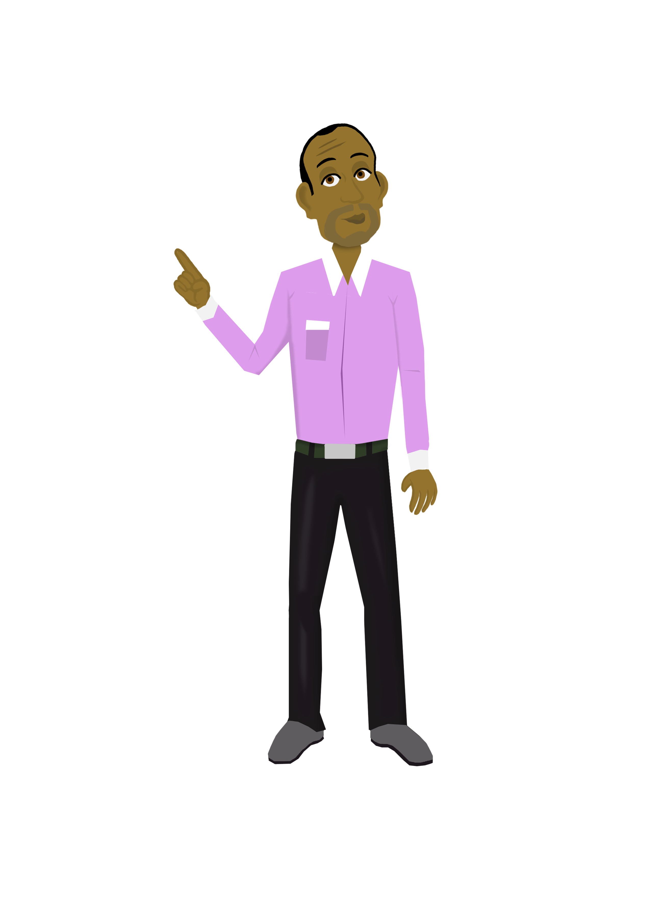 40 man pink shirt